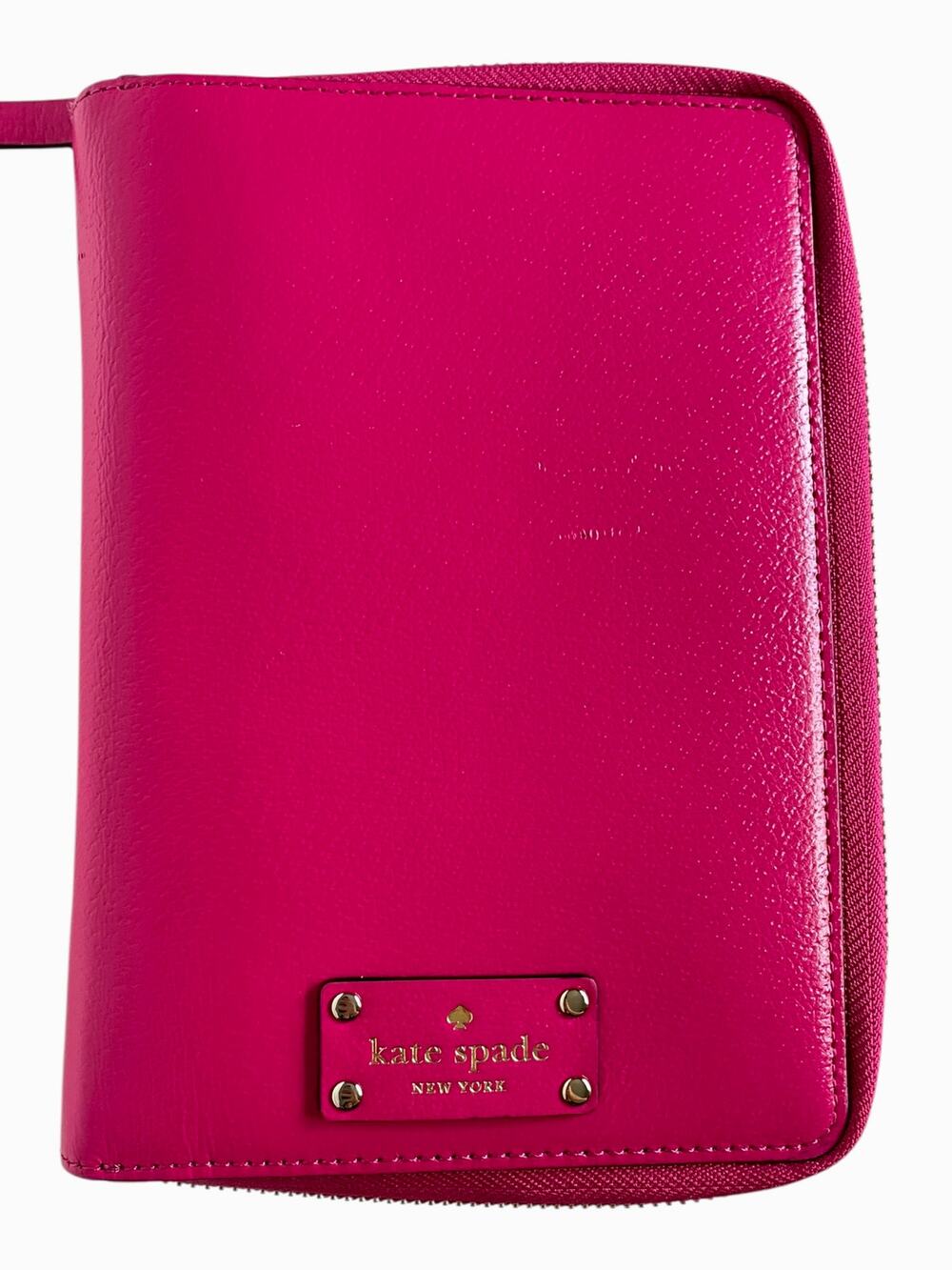 Kate Spade Wellesley Planner Organizer Pink Zip Around 6 Ring Binder Agenda